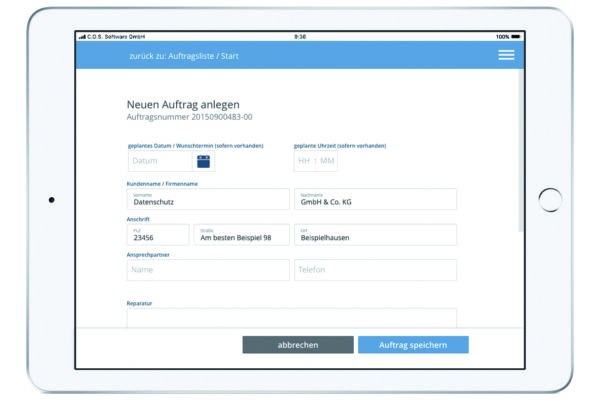 C.O.S. Software GmbH - ServiceApp