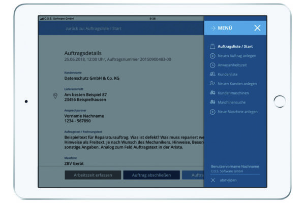 C.O.S. Software GmbH - ServiceApp