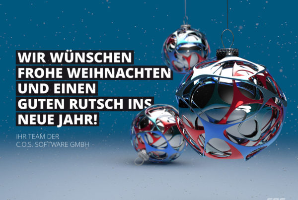 C.O.S. Software GmbH wünscht Frohe Weihnachten!